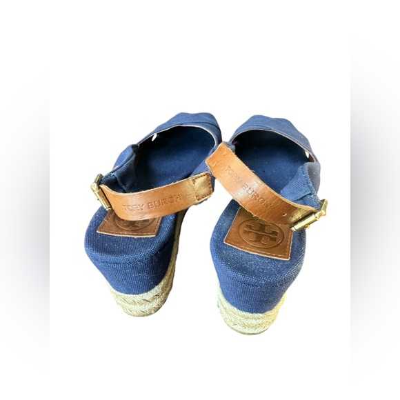 Tory Burch Blue Slingback Sandals - Picture 3 of 8